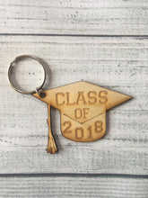 Load image into Gallery viewer, Graduation Cap Wood Cut Out