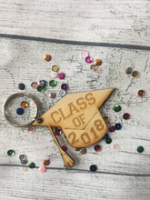 Load image into Gallery viewer, Graduation Cap Wood Cut Out