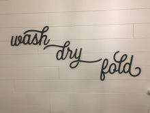 Load image into Gallery viewer, Laundry Words Set/ Laser Cut Vintage Laundry Set/