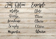 Load image into Gallery viewer, Custom Family Name Laser Cut Wood Words