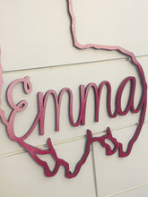 Load image into Gallery viewer, Custom Llama Laser Cut Name/ Llama Wall Art/