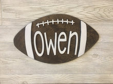 Load image into Gallery viewer, Custom Football Name Wall Art
