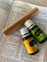 Load image into Gallery viewer, Custom Engraved Bamboo Essential Oil Roller Ball Applicator
