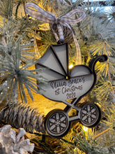 Load image into Gallery viewer, Baby's First Christmas Ornament/Vintage Carriage Ornament/Baby Shower Gift/First Christmas Gift