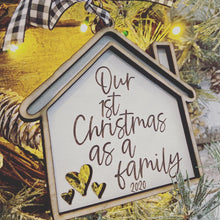 Load image into Gallery viewer, First Christmas as a Family Ornament