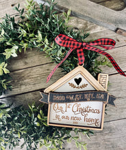 Load image into Gallery viewer, First Home Ornament/New Home Christmas Ornament/Wedding gift ornament/Farmhouse Christmas Ornament