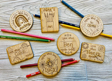 Load image into Gallery viewer, Look What I Made Magnets/Children's Artwork Magnet/School Work Magnet/Easter Basket Gifts/Custom Magnet