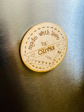 Load image into Gallery viewer, Look What I Made Magnets/Children's Artwork Magnet/School Work Magnet/Easter Basket Gifts/Custom Magnet