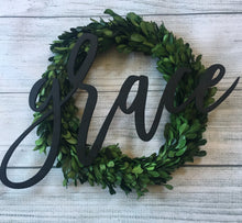 Load image into Gallery viewer, Grace Farmhouse Laser Cut Wood Word
