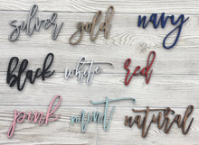 Load image into Gallery viewer, Grace Farmhouse Laser Cut Wood Word
