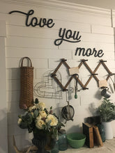 Load image into Gallery viewer, Laser Cut Love You More Wood Words
