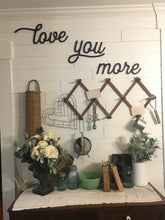 Load image into Gallery viewer, Laser Cut Love You More Wood Words
