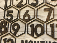 Load image into Gallery viewer, Baby Milestone Photo Laser Cut Numbers/ First Year Numbers/ Modern Baby Photo Props
