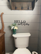 Load image into Gallery viewer, Cheeky Bathroom Sign/Sweet Cheeks Wall Sign
